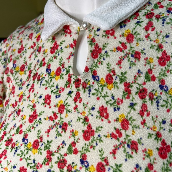 Spring Flowers A-line Stretchy Dress - Picture 4 of 5